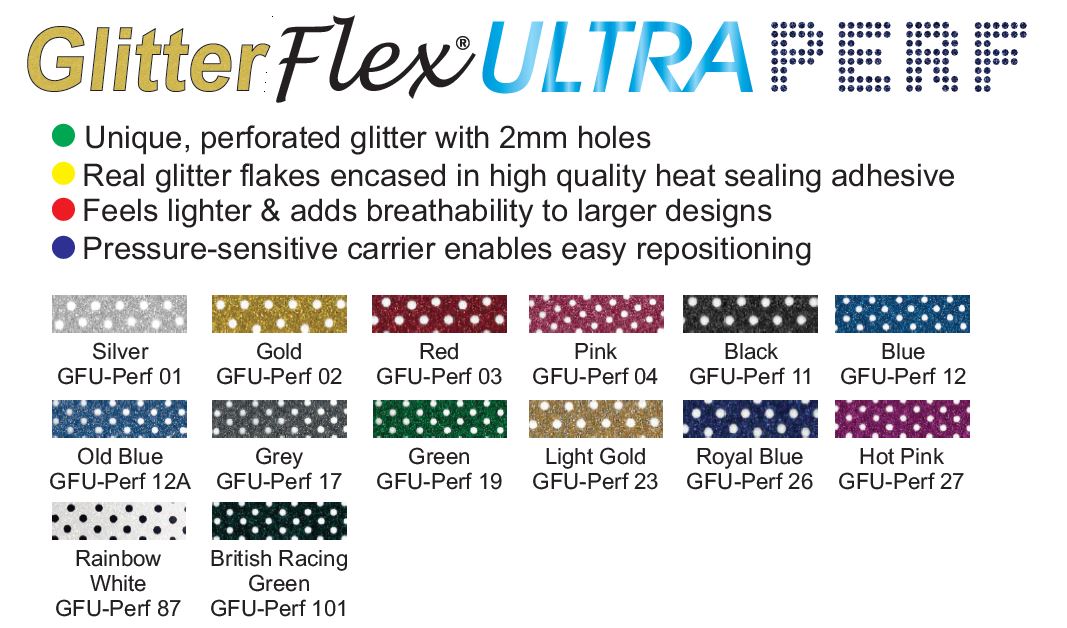 GlitterFlex Ultra - New Perforated flavour! GlitterFlex Ultra - New Perforated flavour!