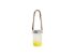 15oz Mason Jar Lantern Frosted Gradient Lemon Yellow