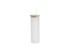 Picture of 20oz Glass Skinny Tumbler with Straw and Bamboo Lid - Frosted