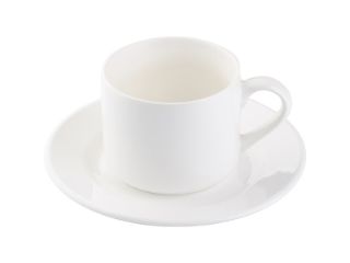 Picture of 6oz Bone China Coffee Mug with Saucer