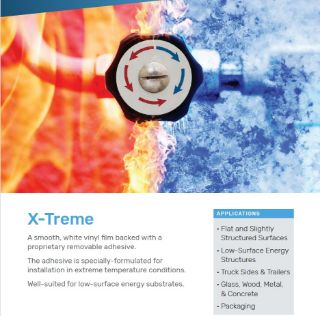 X-Treme, a smooth, white vinyl