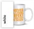 11oz Deluxe  Gloss White Mugs - Decorated