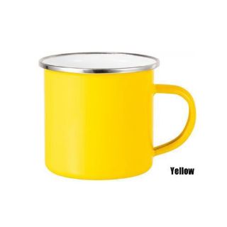 12oz Enamel Cup - Yellow