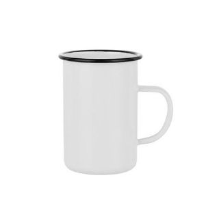 Picture of CASE 15oz Enamel Flat Bottom White Mugs