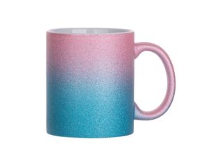 Picture of CASE 11oz Gradient Glitter Mug Pink/Lt Blue