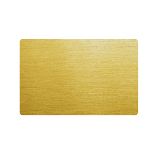 	Brushed Gold Name Tag 2 x 3