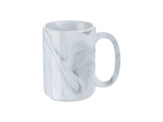 Grey 15oz Marble Textured Mug