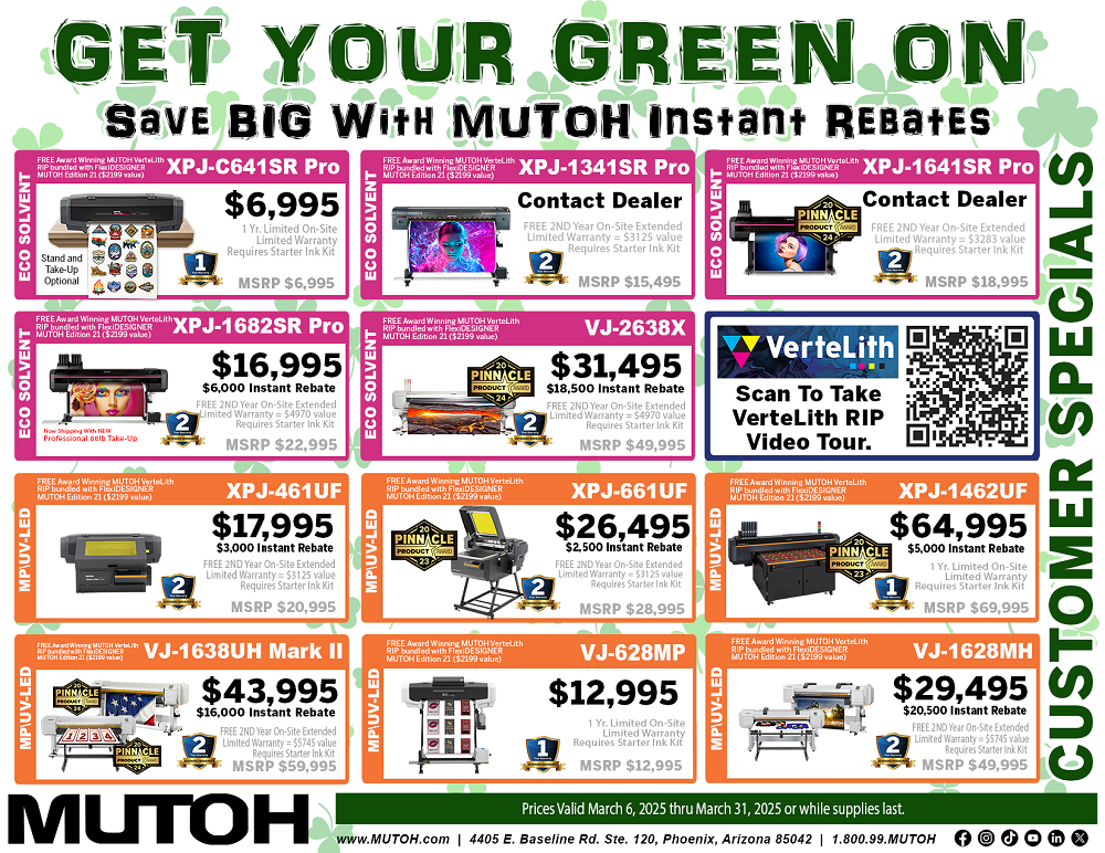 Mutoh Year End Specials!