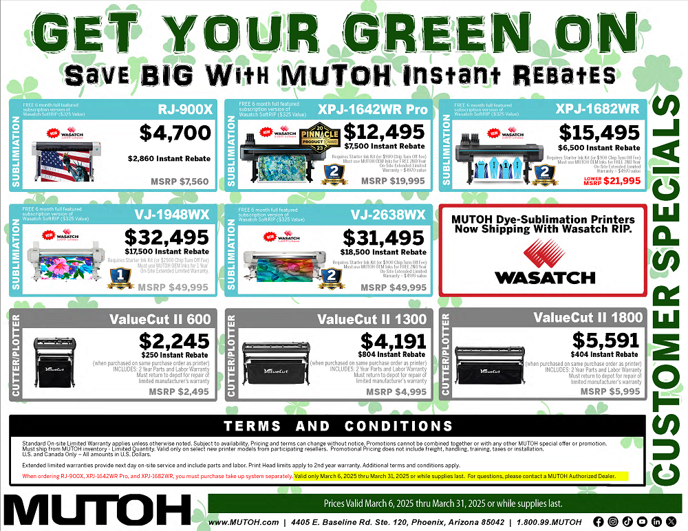 Mutoh Year End Specials!